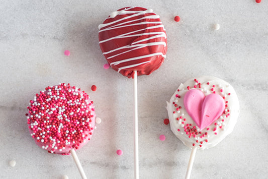 Valentine's Day Oreo Pops