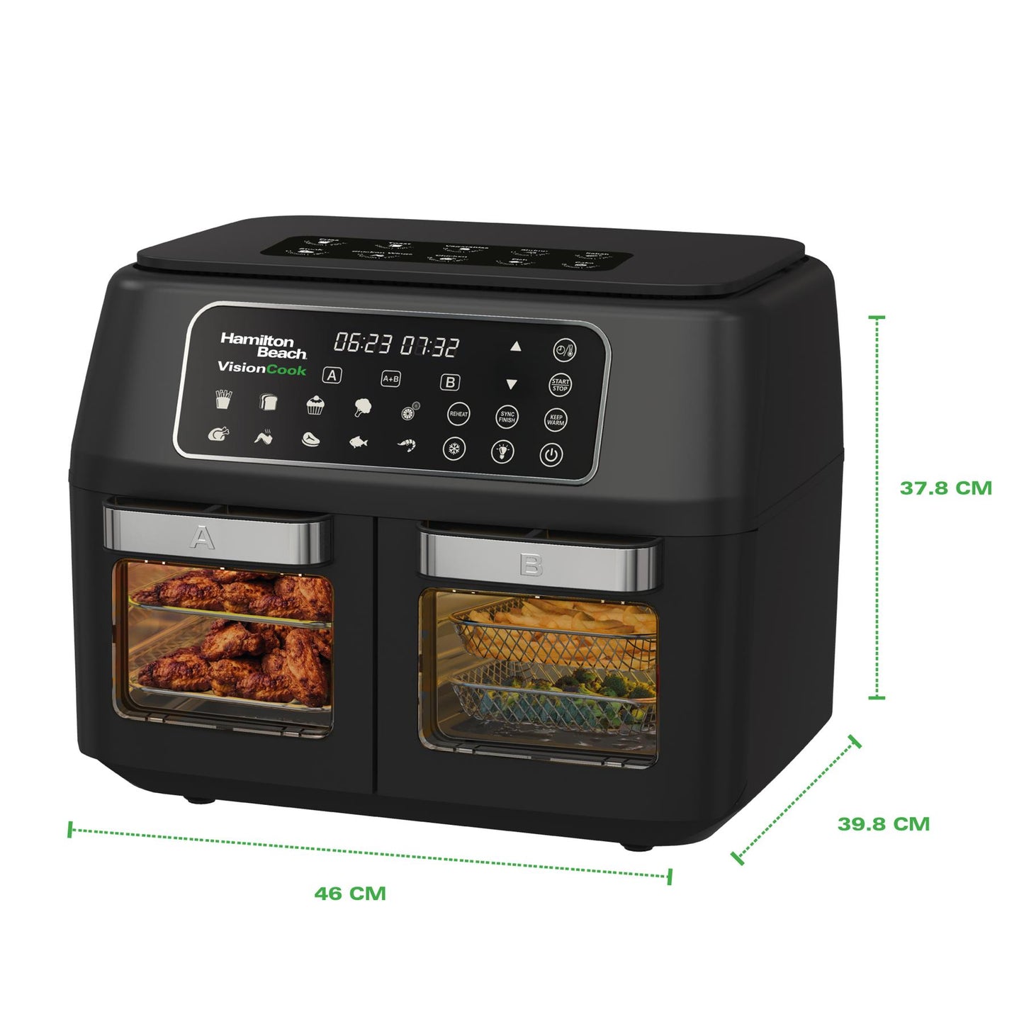 Hamilton Beach VisionCook 11L Digital Dual Air Fryer Oven