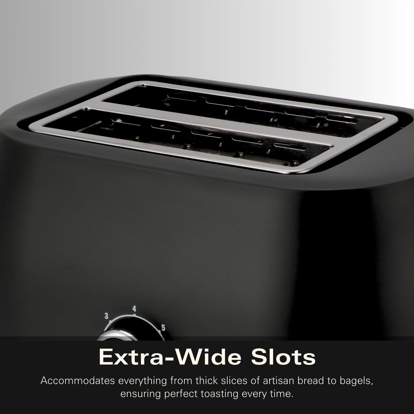 Hamilton Beach Ella 2 Slice Matte Black Toaster