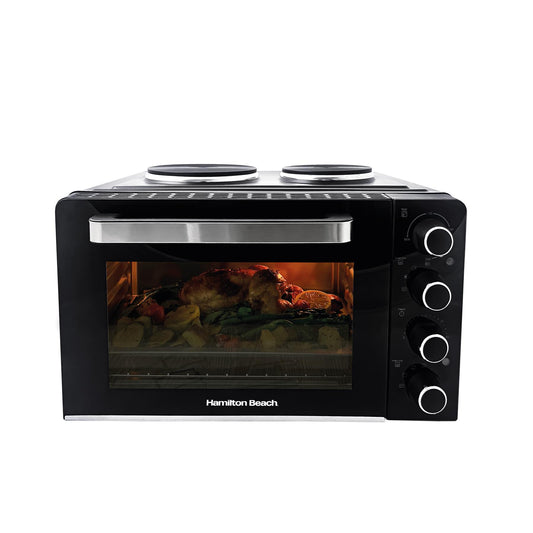 Hamilton Beach 28L Mini Oven with Double Hotplate