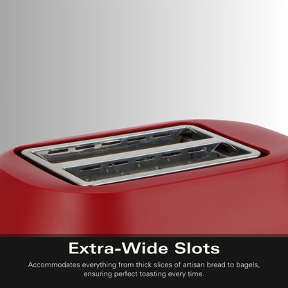 Hamilton Beach Ella 2 Slice Matte Red Toaster