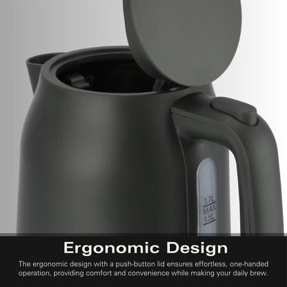 Hamilton Beach Ella 1.7L Matte Charcoal Kettle