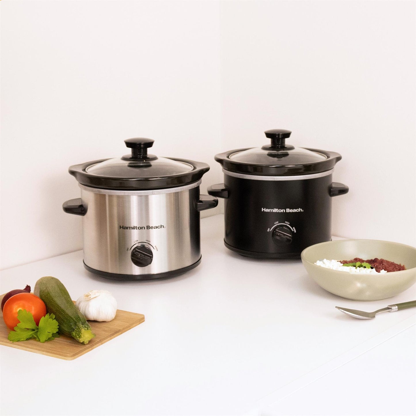 Hamilton Beach 'The Mighty Mini' 1.8L Black Slow Cooker