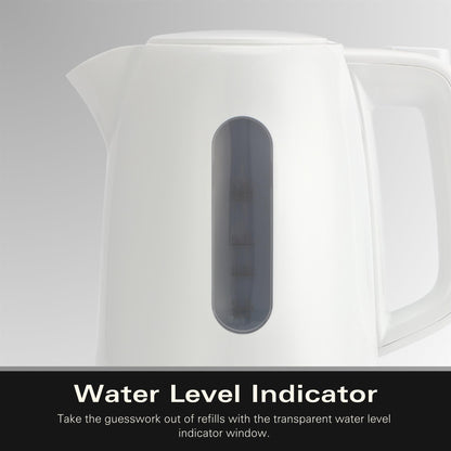 Hamilton Beach Compact 1L Kettle White