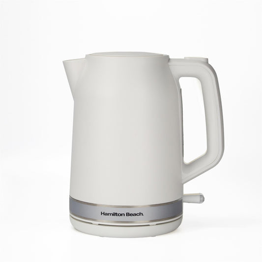 Hamilton Beach Ella 1.7L Matte White Kettle