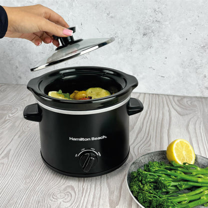 Hamilton Beach 'The Mighty Mini' 1.8L Black Slow Cooker