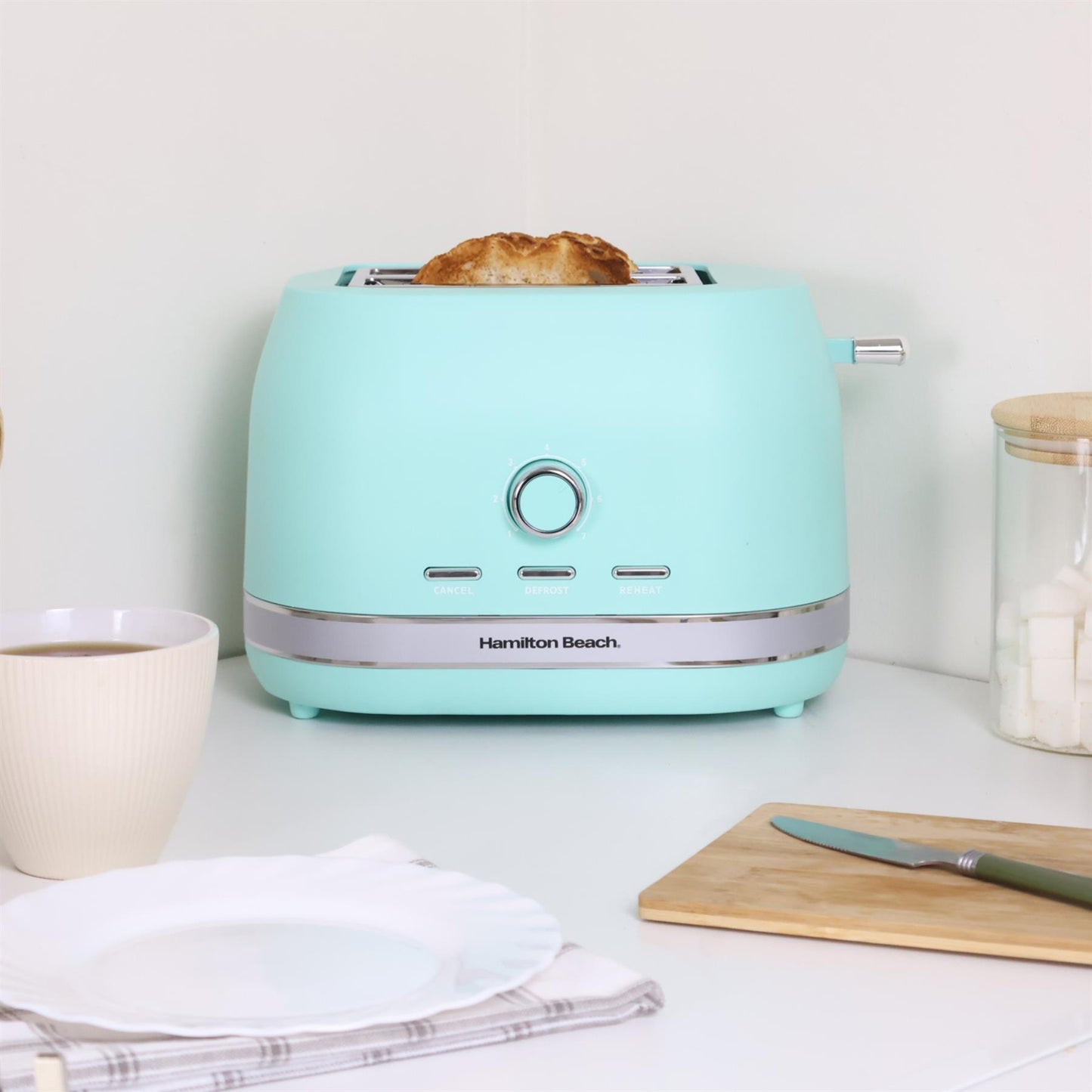 Hamilton Beach Ella 2 Slice Matte Mint Toaster