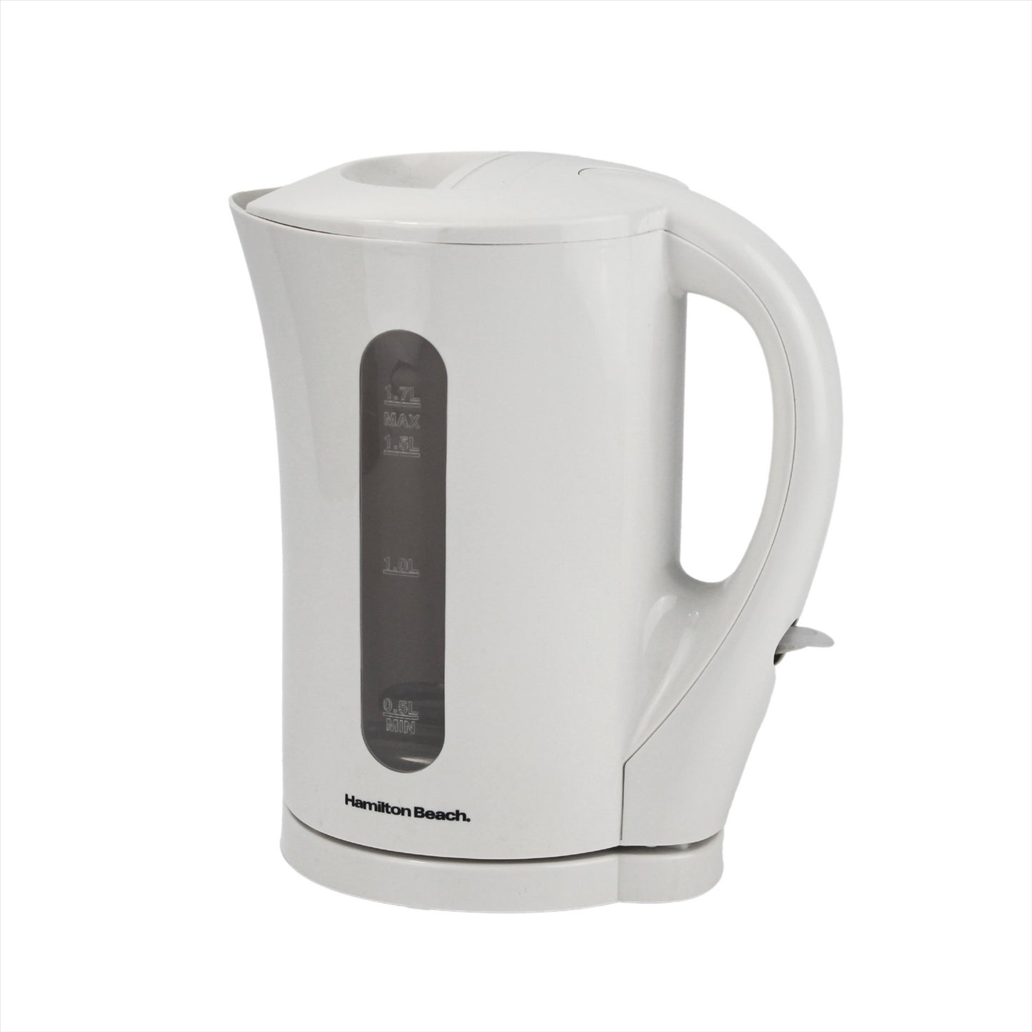 Hamilton Beach Essential 1.7L White Plastic Kettle