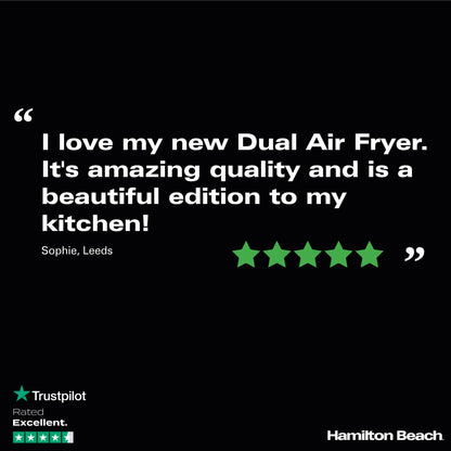 Hamilton Beach HealthyCook 8L Dual Air Fryer