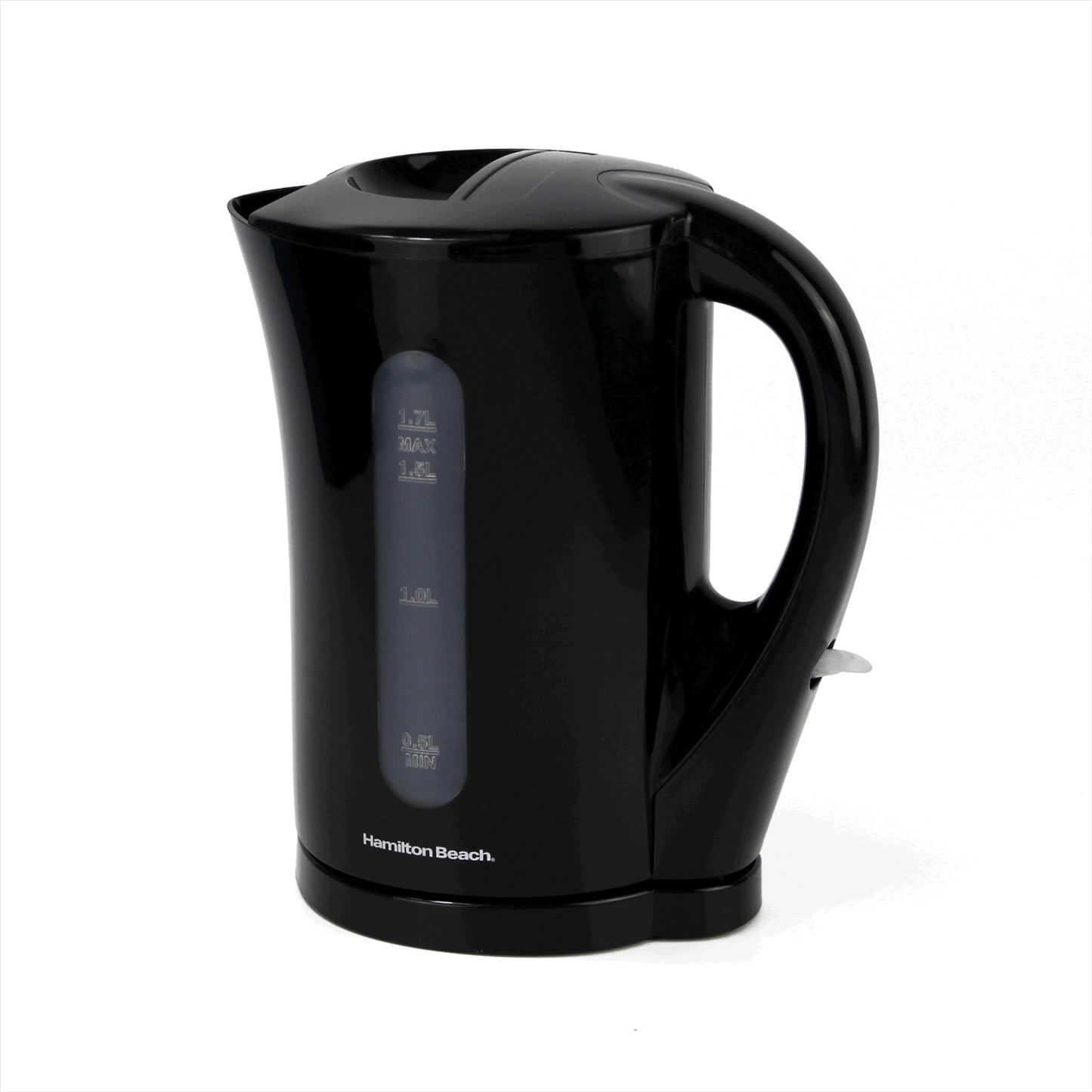 Hamilton Beach Essential 1.7L Black Plastic Kettle