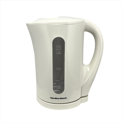 Hamilton Beach Essential 1.7L Cream Plastic Kettle