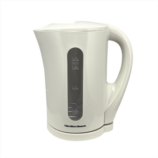 Hamilton Beach Essential 1.7L Cream Plastic Kettle