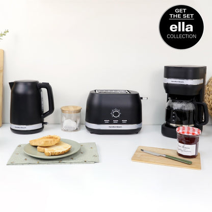 Hamilton Beach Ella 2 Slice Matte Black Toaster