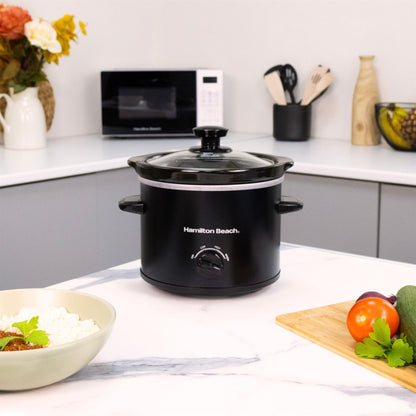 Hamilton Beach 'The Mighty Mini' 1.8L Black Slow Cooker