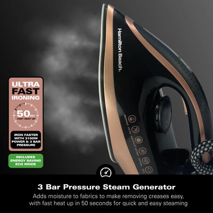 Hamilton Beach Pro Care Steam Generator Iron