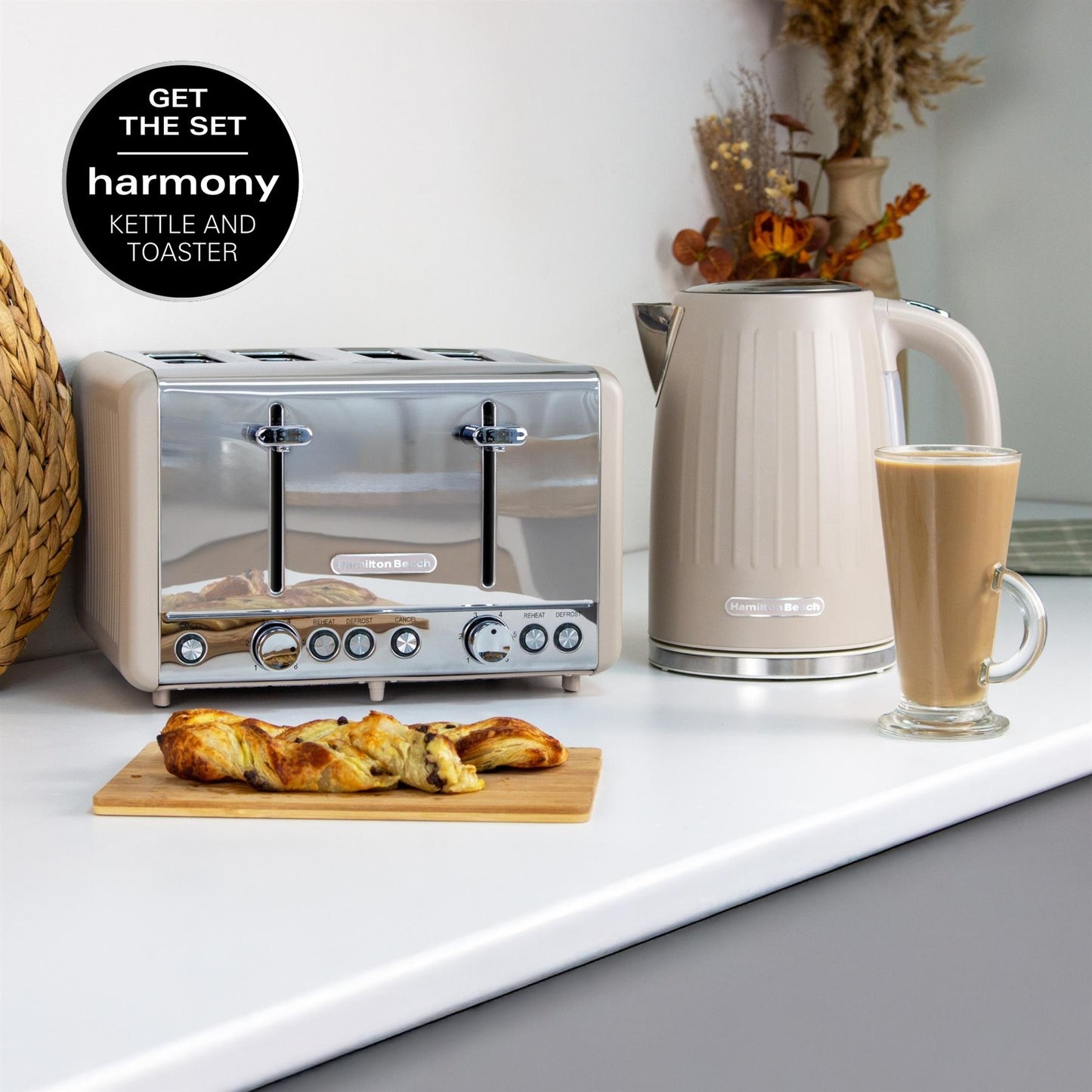 Hamilton Beach Harmony 4 Slice Toaster Cappuccino