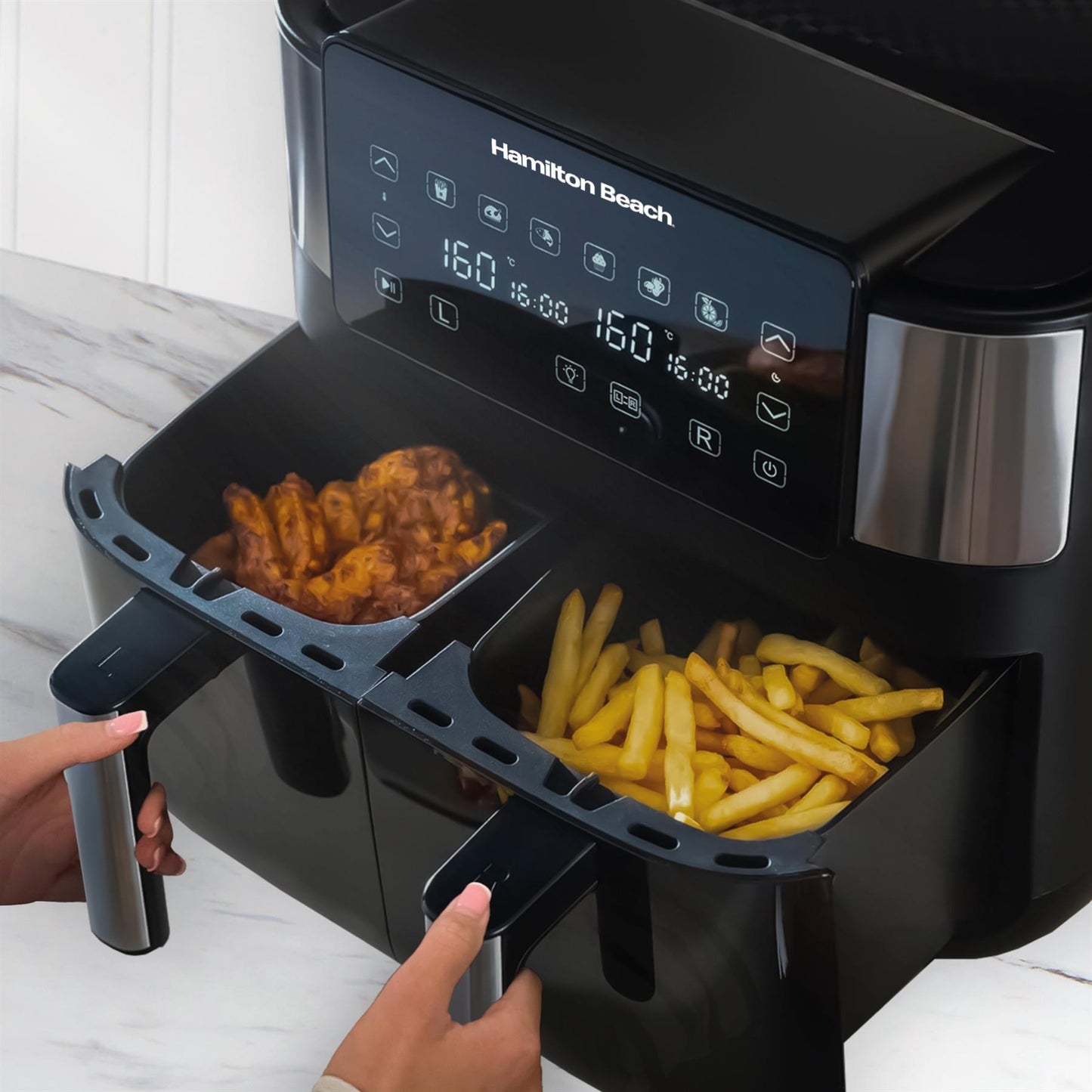 Hamilton Beach HealthyCook 8L Dual Air Fryer