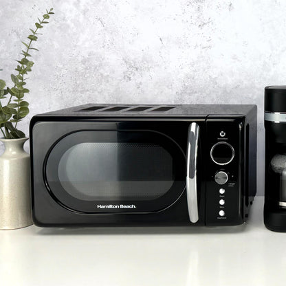 Hamilton Beach 20L Retro Black Microwave