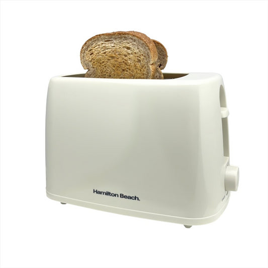 Hamilton Beach Essential 2 Slice Cream Plastic Toaster